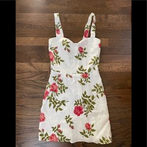 Reformation linen mini dress